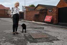  Residents have blasted developers after paying £550,000 to live on 'desolate' newbuild estate which remains unfinished - FIVE years after people moved in. Pictured: Lin Glover