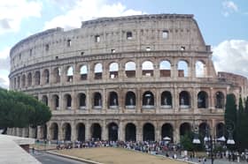 The world-famous Colosseum in Rome