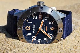 Detrash's dive watches are made of high-end materials that have been crafted from waste products