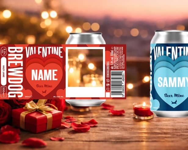 Brewdog's personalised cans have arrived just in time for Valentine's Day