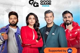 Rai Cockfield, founder of Good Game with Good Game global ambassadors Samantha Ruth Prabhu, Rishabh Pant and Ujjwal Chaurasia (Techno Gamerz)
