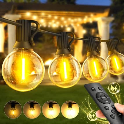 The Warlisou festoon lights are designed to add warm ambient lighting to patios, gardens and pergolas
