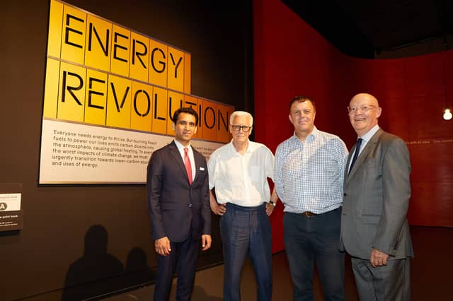 Sagar Adani, Lord Adair Turner, Nigel Topping and Ian Blatchford attended the dialogue