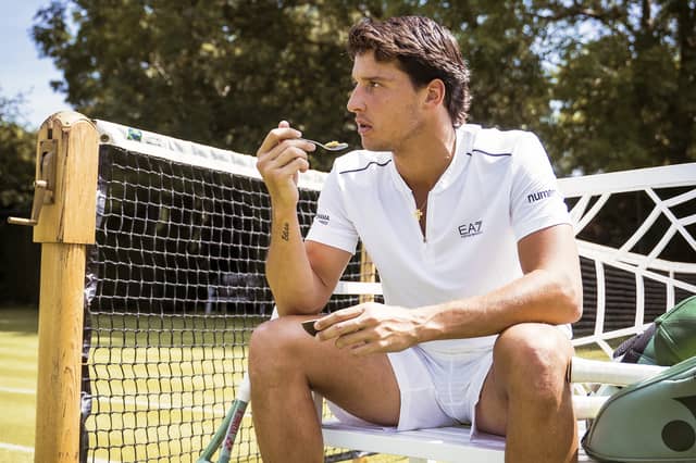 Luciano Darderi eats avocado for its energising properties