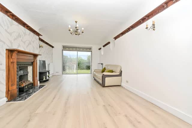 The lounge provides a comfortable central living space within a flexible bungalow designed for easy everyday living.