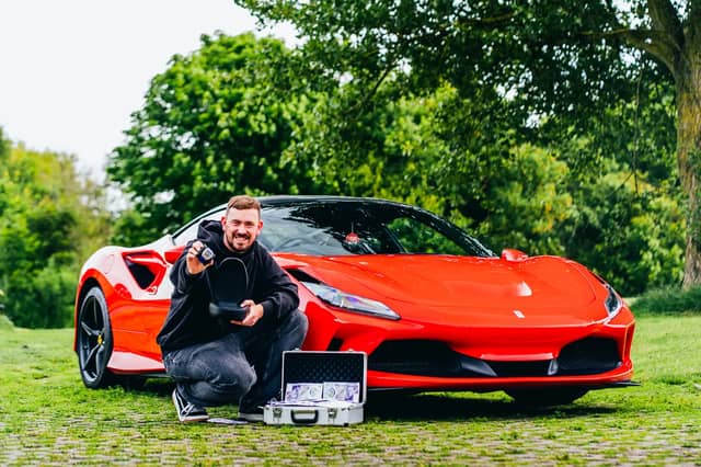 One winner will take home a 710bhp Ferrari F8 Tributo, a Richard Mille RM029 watch and £100,000 in cash.