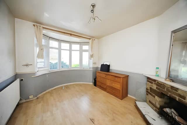 The well proportioned living accommodation provides a solid starting point for an ambitious refurbishment.