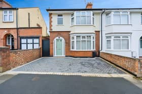 The semi-detached Thornhill Road home has a driveway providing off-road parking at the front