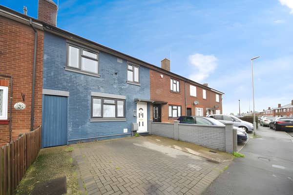 The refurbished terraced house on Solway Road South is offered for sale at £325,000.