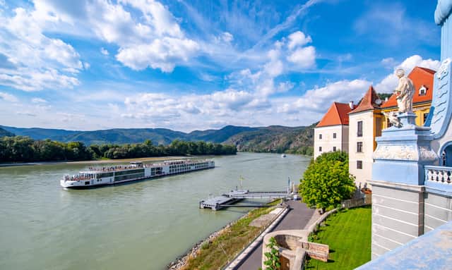 Viking Longship on the Danube