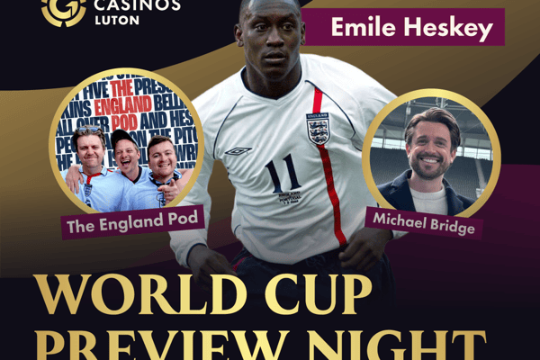 Emile Heskey will feature on a panel with The England Pod, hosted by Michael Bridge