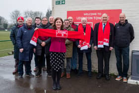 Alex Mayer MP at Leighton Town FC