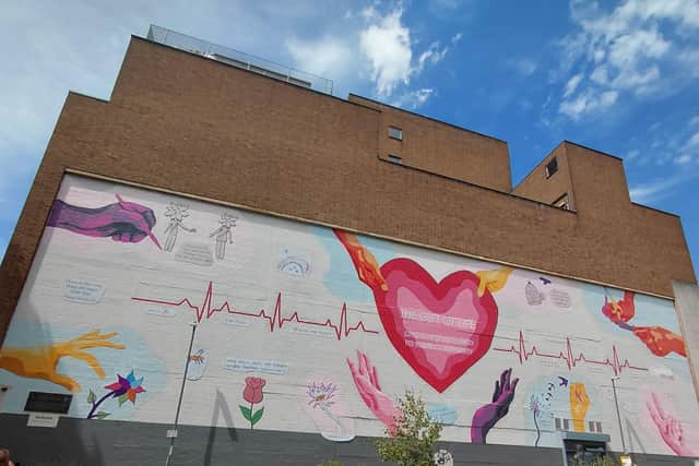 Luton Lifelines - community created mural