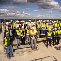Castle Street reaches major construction milestone as first two blocks top out