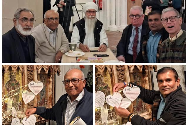 Luton’s faith leaders at Luton Council’s “No Place for Hate” event at St Mary’s Church, Luton