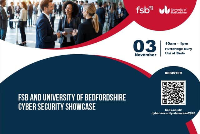 FSB and University of Bedfordshire Cyber Security Showcase at the University's Putteridge Bury Campus