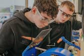 Students gain hands-on experience using engineering equipment as part of their practical training at The Bedford College Group. 