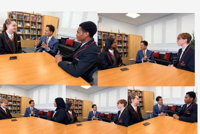 Students speaking 