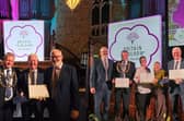 Receiving awards 