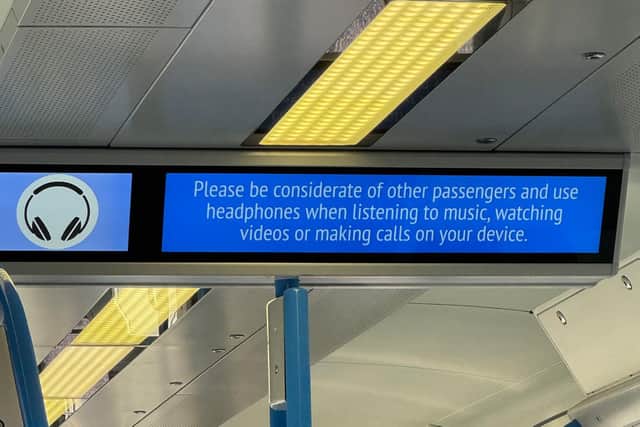 New signs in Thameslink trains to crack down on antisocial behaviour