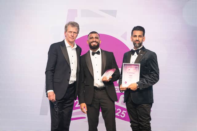 Luton's Best winner presented to by Aegis Support Services