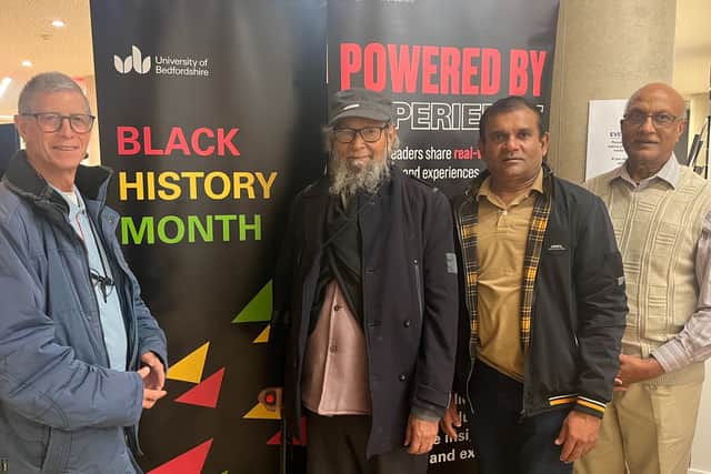 Luton's faith leaders at the University of Bedfordshire Black History Month event.