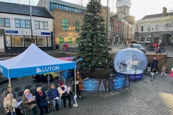 The Snow Giant Snow Globe will return to Market Hill December 21st 2026
