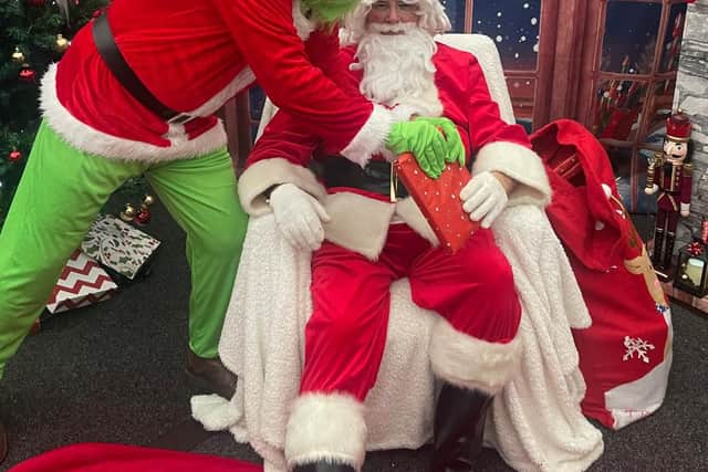The Grinch and Santa Clause will be at Little Bramingham Farm Residential Care Home in Luton.