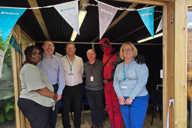 The unveiling of a music studio at the Ameina Centre last year. The centre provides a wide range of activities and services 