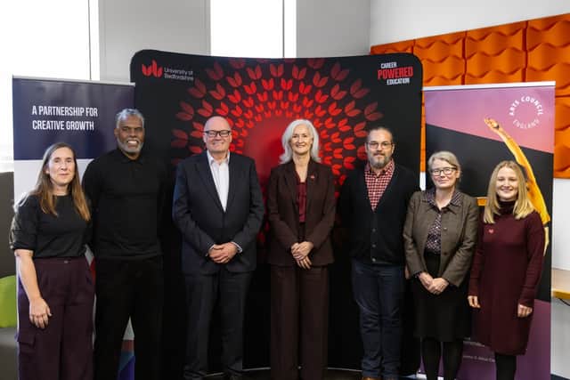 Representatives from Arts Council England & the University of Bedfordshire