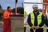 Cllr Ali out on the bins and at the site of new SEN school at Kestrel Way