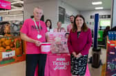 Alex Mayer MP with Asda Community Champion Michael Watts 