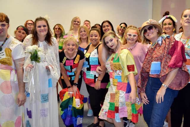 Harlington students took part in special fashion show on World Mental Health Day