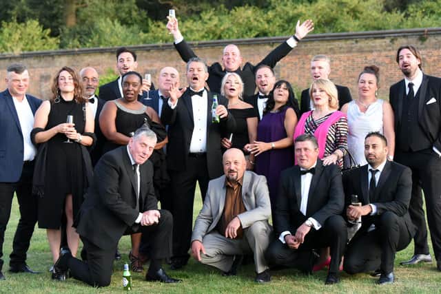 Party-goers at Ryebridge's black tie event for Age Concern Luton