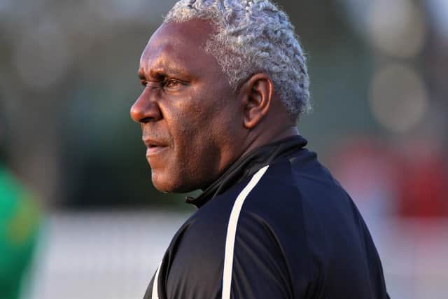 Ricky Hill pictured as Tampa Bay Rowdies head coach