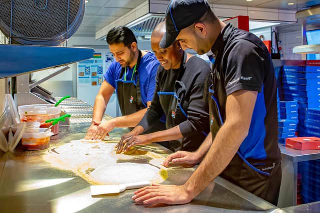 Domino's celebrates new store opening with 20,000 donation to Luton and Dunstable Hospital