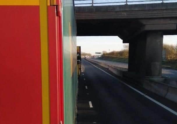 A stretch of the M1 northbound and southbound has been shut today after a serious crash.