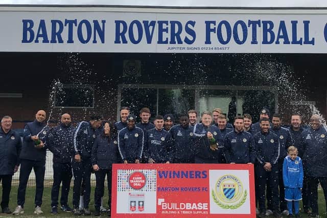 Barton Rovers FC have received 25,000 from the Buildbase 100k Transfer Deal