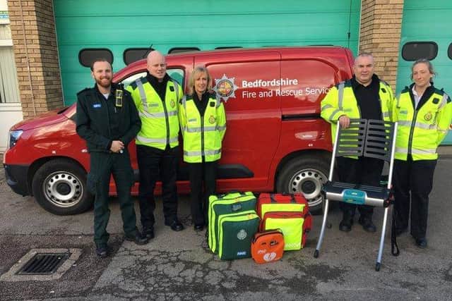 Bedfordshire Fire and Rescue crews will be supporting the East of England Emergency Service NHS Trust (EEAST) in responding to non-emergency falls patients