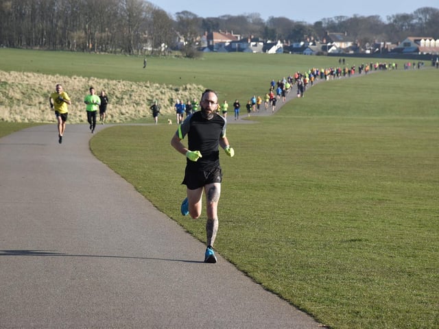 Bridlington Road Runners' Phill Taylor won Sewerby parkrun
Photo by TCF Photography