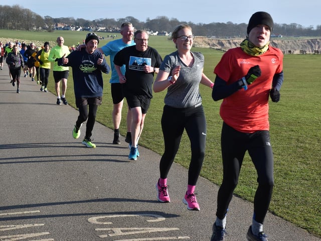 Bridlington Road Runners' Micah Gibson at Sewerby parkrun
Photo by TCF Photography