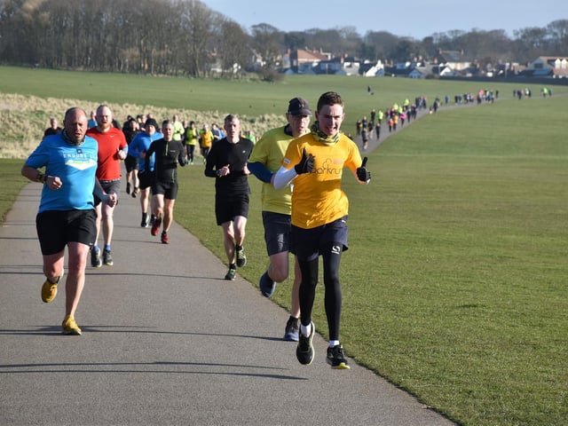 Ben Edwards at Sewerby Parkrun
Photo by TCF Photography