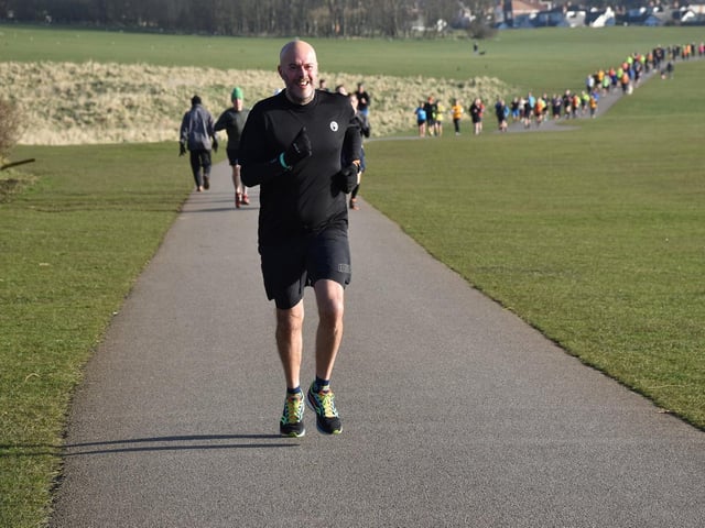 Bridlington Road Runners chairman Martin Hutchinson at Sewerby parkrun
Photo by TCF Photography
