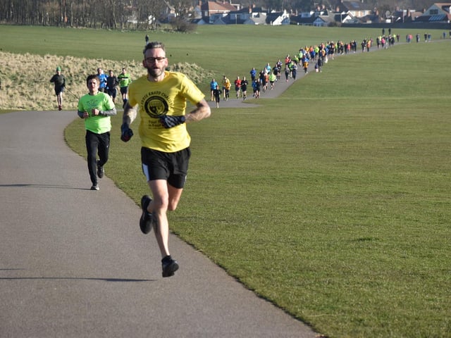 Bridlington Road Runners' Nick Jordan at Sewerby parkrun
Photo by TCF Photography