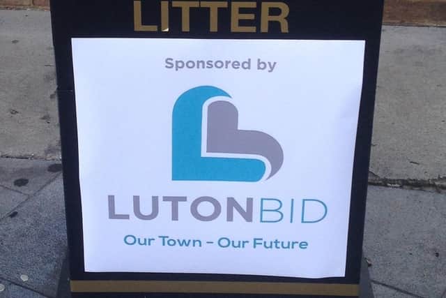 Luton Business Improvement District (BID) stock image