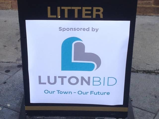 Luton Business Improvement District (BID) stock image