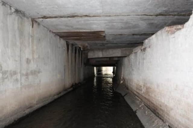 Much of the River Lea is closed off in tunnels