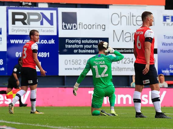 Luton fall 2-0 behind against Reading on Saturday