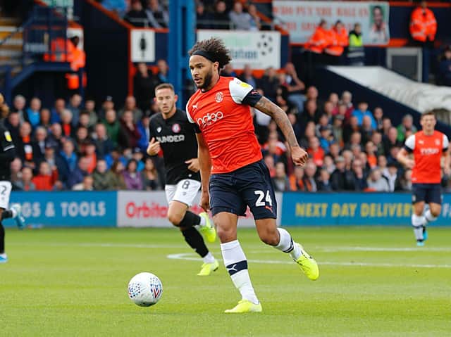 Midfielder Izzy Brown moves forward for the Hatters