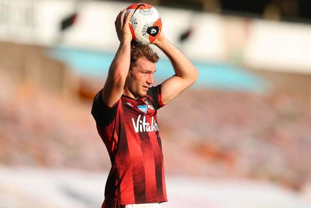 Jack Stacey in action for Bournemouth